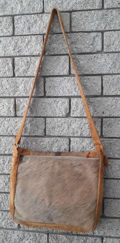 Eland hide Satchel style Shoulder Bag